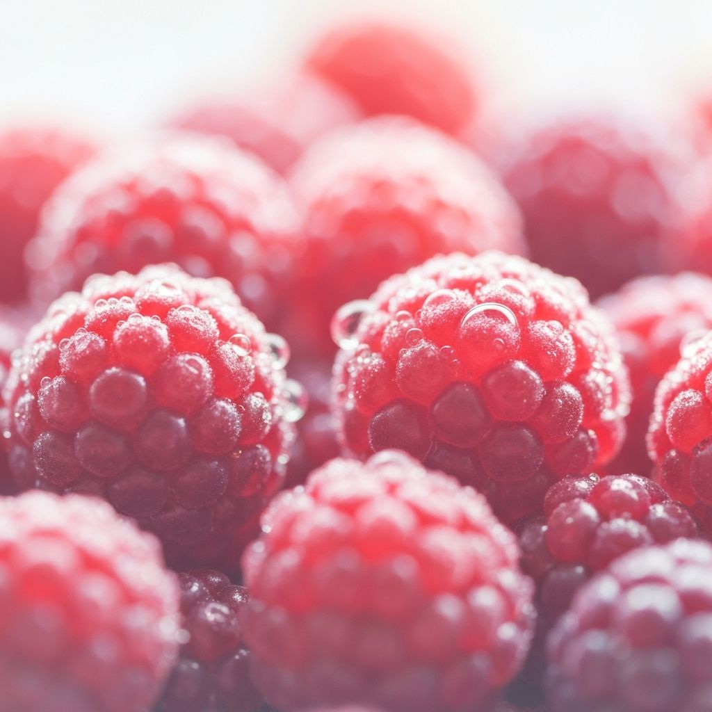 Macro photography showing texture and sensory aspects of food